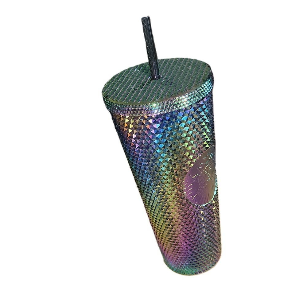 Starbucks Multicolor Iridescent Studded Tumbler 24 oz New With Tags